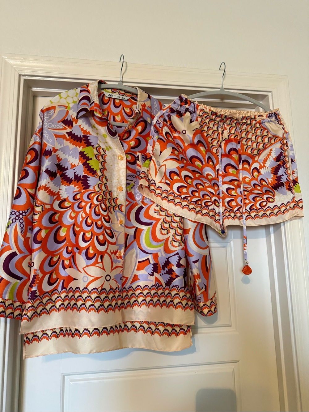 XS both Vibrant Retro Set - Orange, Purple, Cream